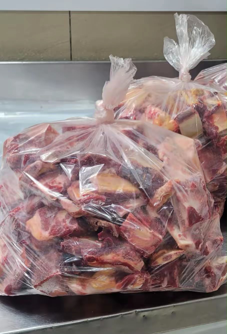 Packaged beef cubes from the INSELE butchery